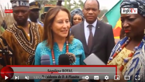Revue de presse TV suite à la visite de Madame Ségolène Royal au Cameroun du 12 au 15 mars 2022